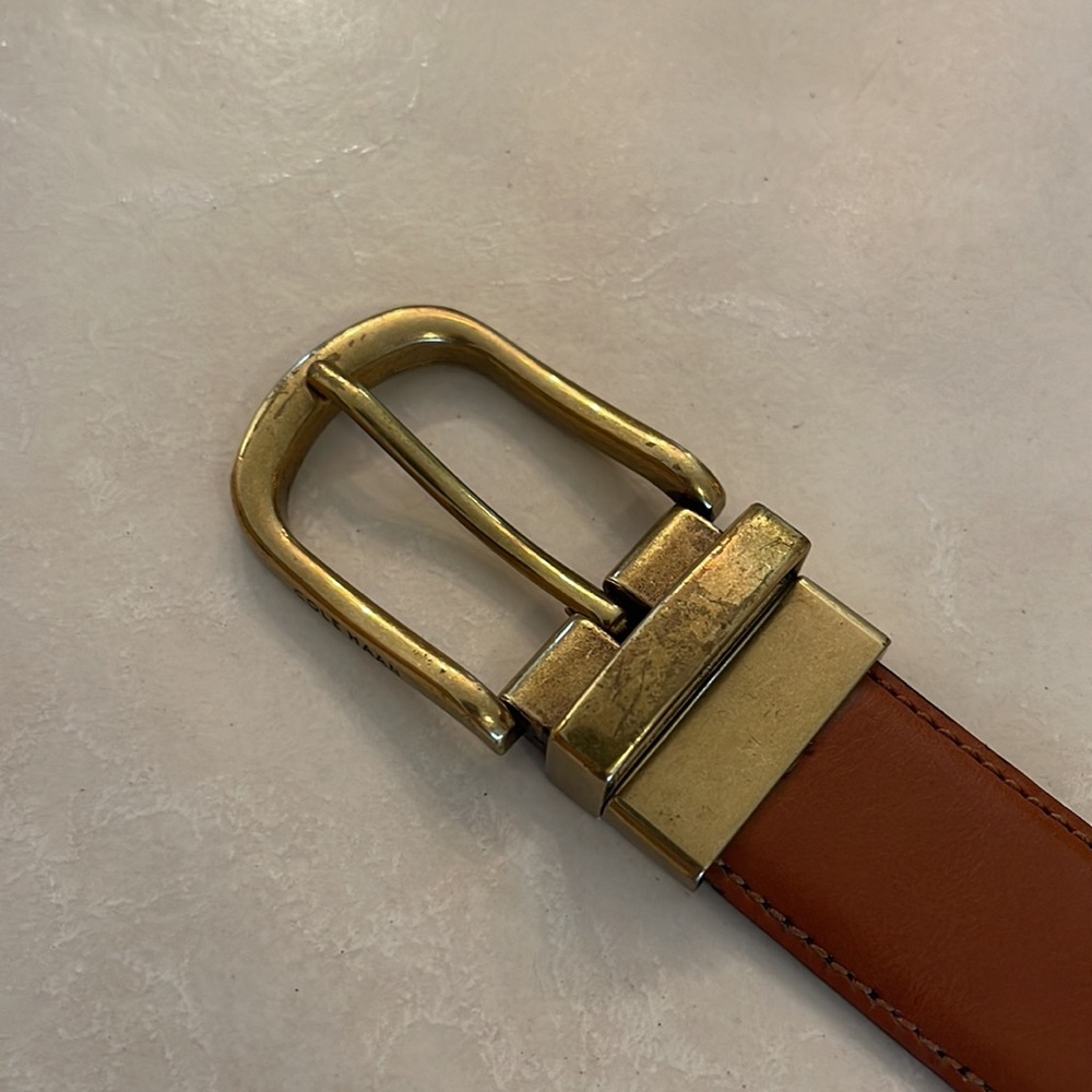 COLE HAAN Reversible belt Tan and Black